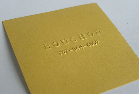 Photo of a beautifully designed business card.