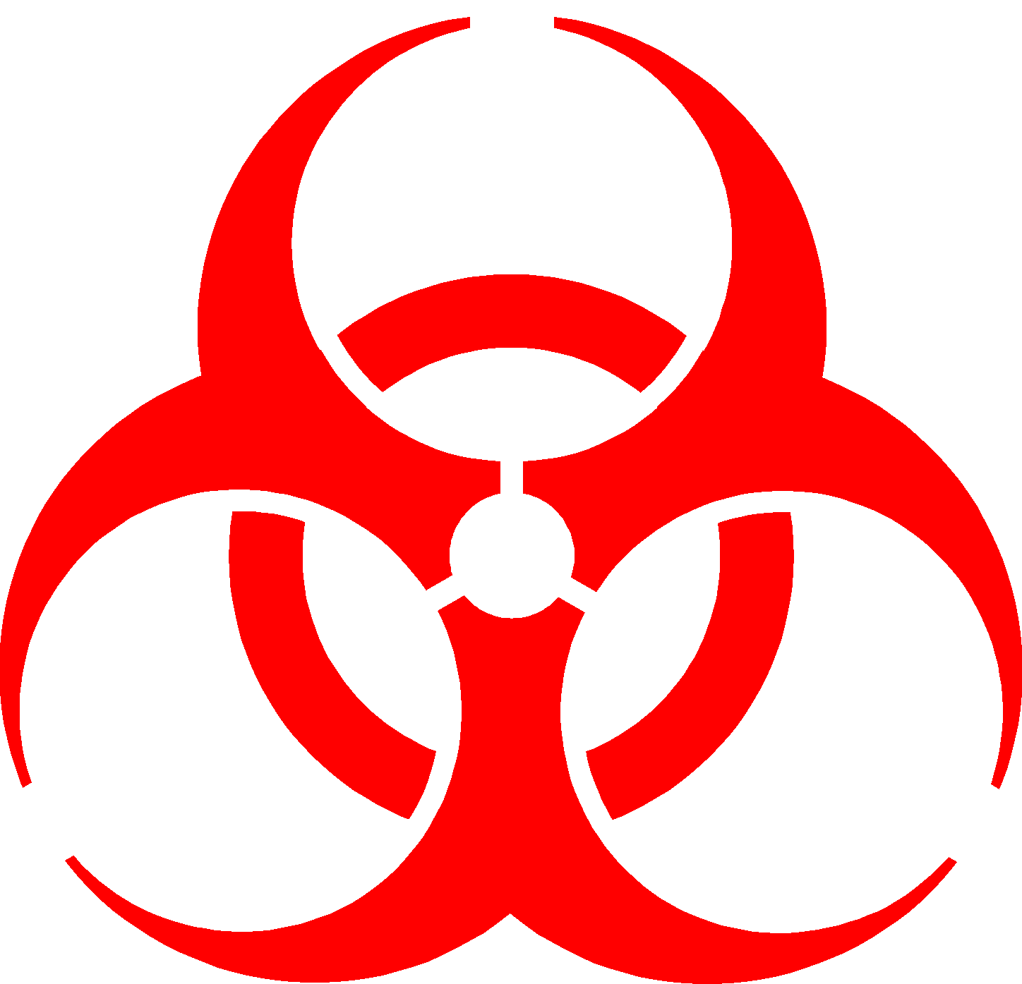 Red Radiation Symbol