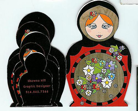 matryoshka business card