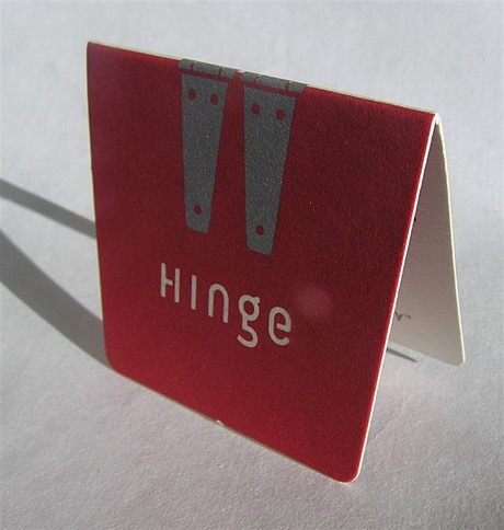 hinge business card