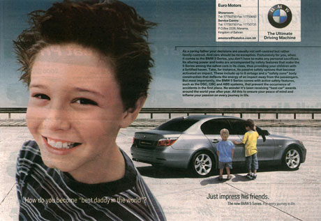 BMW press ad