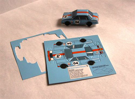 toy car business card