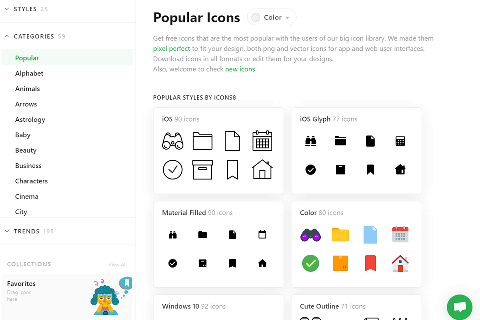 Top 22 Free Stock Icons Websites